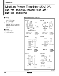 2SD1862 datasheet: NPN silicon medium power transistor 2SD1862
