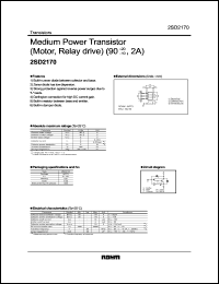 2SD2170 datasheet: Medium power transistor 2SD2170