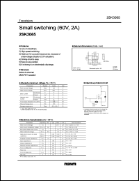 2SK3065 datasheet: N-channel MOSFET small switching transistor 2SK3065