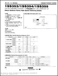 1SS353 datasheet: Silicon high-speed switching diode 1SS353