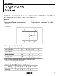 BU4SU69 datasheet: Single inverter BU4SU69