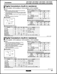 DTA144WSA datasheet: Digital PNP transistor (with resistors) DTA144WSA