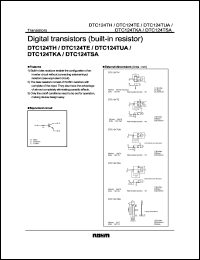 DTC124TKA datasheet: Digital NPN transistor (with resistor) DTC124TKA