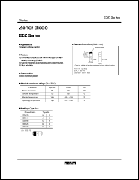 EDZ4.7B datasheet: Zener diode EDZ4.7B