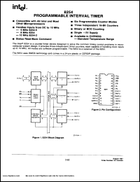 8254 datasheet: Programmable interval timer 8254