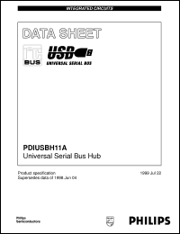 PDIUSBH11A datasheet: Universal Serial Bus Hub PDIUSBH11A