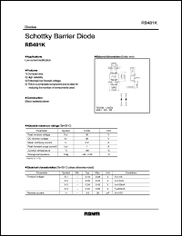 RB481K datasheet: Schottky barrier diode RB481K