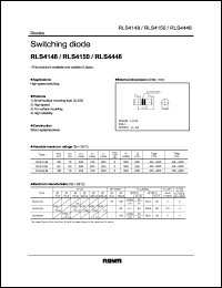 RLS4448 datasheet: Switching diode RLS4448