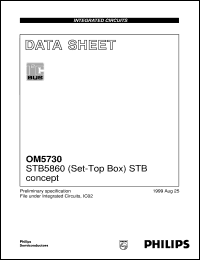 OM5730 datasheet: STB5860 (Set-Top Box) STB concept OM5730