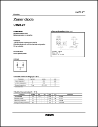 UMZ8.2 datasheet: Zener diode UMZ8.2