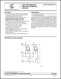 IDT74841CSO datasheet: High-performance CMOS bus interface latches IDT74841CSO