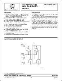 IDT74841ASO datasheet: High-performance CMOS bus interface latches IDT74841ASO