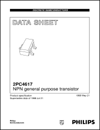 2PC4617R datasheet: NPN general purpose transistor 2PC4617R