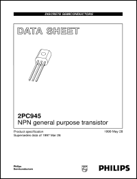 2PC945Q datasheet: NPN general purpose transistor 2PC945Q