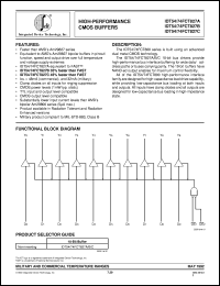 IDT74827CSO datasheet: High-performance CMOS buffers IDT74827CSO