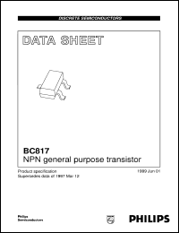 BC817-40 datasheet: NPN general purpose transistor BC817-40