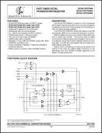 IDT75FCT646AE datasheet: Fast CMOS octal transceiver/register IDT75FCT646AE