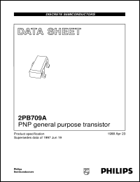 2PB709AS datasheet: PNP general purpose transistor 2PB709AS