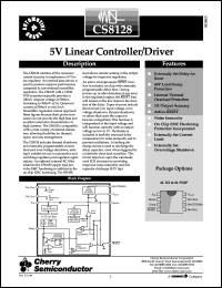CS8128YD8 datasheet: 5V linear controller/driver CS8128YD8