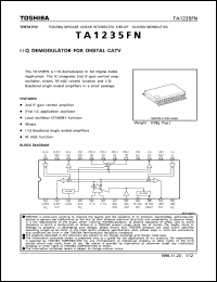 TA1235FN datasheet: I/Q demodulator for digital CATV TA1235FN