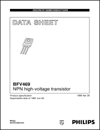 BFV469 datasheet: NPN high-voltage transistor BFV469