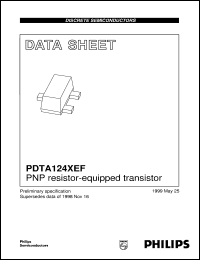 PDTA124XEF datasheet: PNP resistor-equipped transistor PDTA124XEF