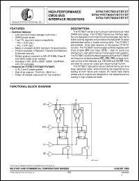 IDT74823CTPY datasheet: High-prerformance smos bus interface register IDT74823CTPY