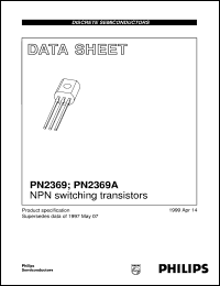 PN2369 datasheet: NPN switching transistors PN2369