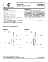 IDT49FCT806AQB datasheet: Fast CMOS buffer/lock driver IDT49FCT806AQB