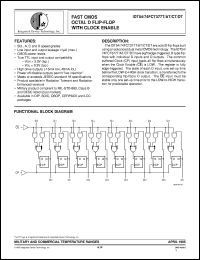 IDT74FCT377CTQ datasheet: Fast CMOS octal D flip-flop with clock enable IDT74FCT377CTQ