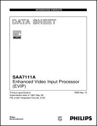 SAA7111AHZ/01 datasheet: Enhanced Video Input Processor (EVIP) SAA7111AHZ/01
