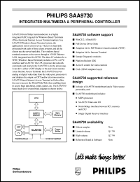 SAA9730flyer datasheet: Integrated multimedia and peripheral controller SAA9730flyer