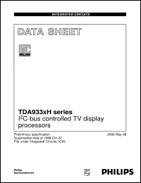 TDA9330H/N2 datasheet: I2C-bus controlled TV display processors TDA9330H/N2