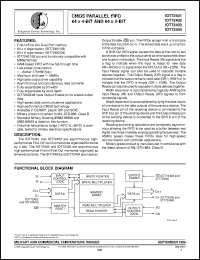 IDT72404L15SOB datasheet: CMOS parallel fifo 64 x 4-bit and 64 x 5-bit IDT72404L15SOB