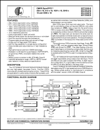 IDT72235LB35TF datasheet: CMOS syncFIFO 256 x 18, 512 x 18, 1024 x 18, 2048 x 18 and 4096 x 18 IDT72235LB35TF