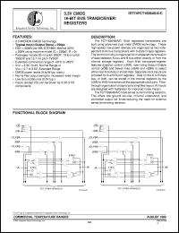 IDT74FCT163646PV datasheet: 3.3 CMOS 16-bit bus transceiver/register IDT74FCT163646PV