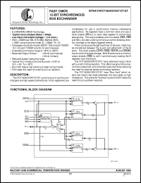 IDT74FCT162H272CTE datasheet: Fast CMOS 12bit synchronous bus exchanger IDT74FCT162H272CTE