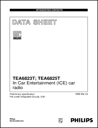 TEA6823T/V1 datasheet: In Car Entertainment (ICE) car radio TEA6823T/V1