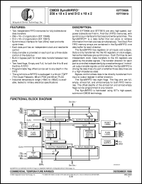 IDT72615L25PF datasheet: CMOS syncBiFIFO 256 x 18 x 2 and 512 x 18 x 2 IDT72615L25PF