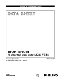 BF904 datasheet: N-channel dual gate MOS-FETs BF904
