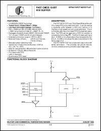 IDT74FCT162701ATEB datasheet: Fast CMOS 18-bit R/W buffer IDT74FCT162701ATEB