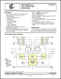 IDT70V24S55J datasheet: High-speed 3.3V 4K x 16 dual-port static RAM IDT70V24S55J