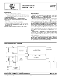 IDT71256L120LB datasheet: CMOS static RAM 256K (32K x 8-bit) IDT71256L120LB