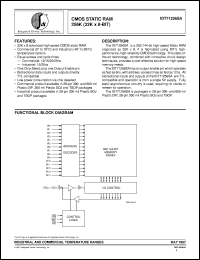 IDT71256SA25PZ datasheet: CMOS static RAM 256K (32K x 8-bit) IDT71256SA25PZ