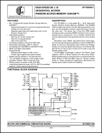 IDT70825L35PFB datasheet: High-speed 8K x 16 sequential access random access memory IDT70825L35PFB