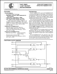 IDT74FCT162260ATE datasheet: Fast CMOS 12-bit tri-port bus exchanger IDT74FCT162260ATE