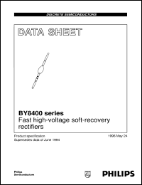 BY8404 datasheet: Fast high-voltage soft-recovery rectifiers BY8404