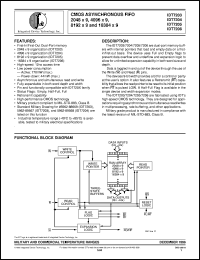 IDT7204L80SOB datasheet: CMOS asynchronous FIFO 2048 x 9, 4096 x 9, 8192 x 9 and 16384 x 9 IDT7204L80SOB