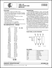 IDT7MP4095S15Z datasheet: 128 x 32 CMOS static RAM modules IDT7MP4095S15Z