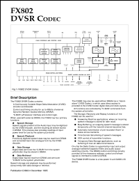 FX802LG datasheet: DVSR codec FX802LG